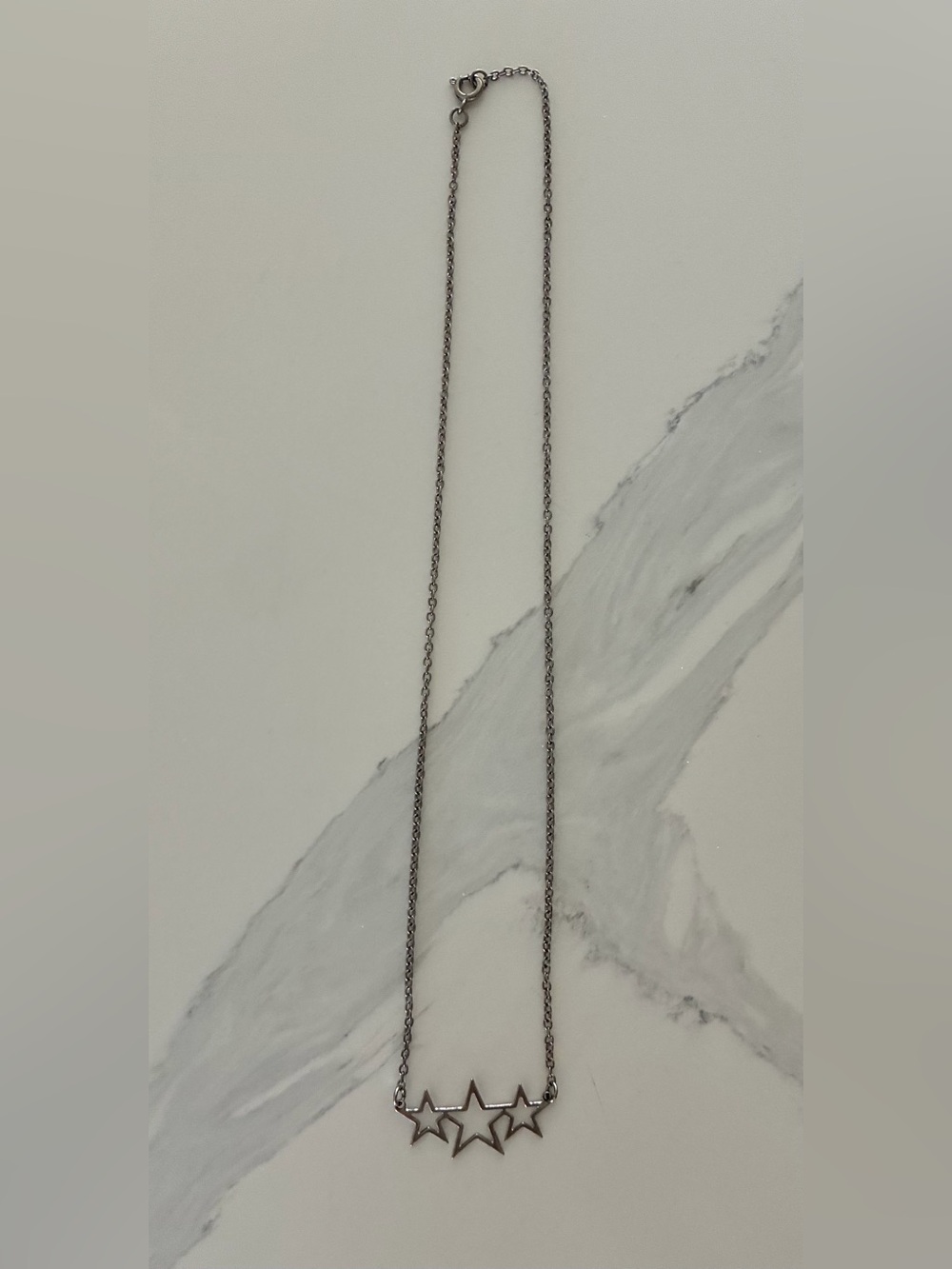 Sterling Silver Pendant Chain Necklace - Silver